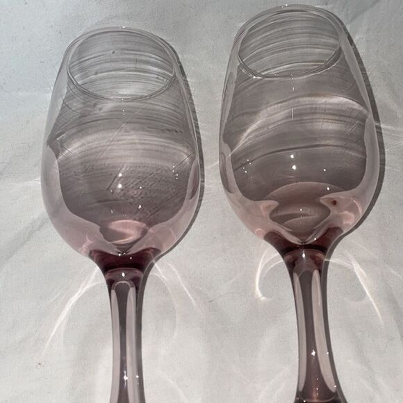 Beautiful purple wine glasses - Picture 7 of 10